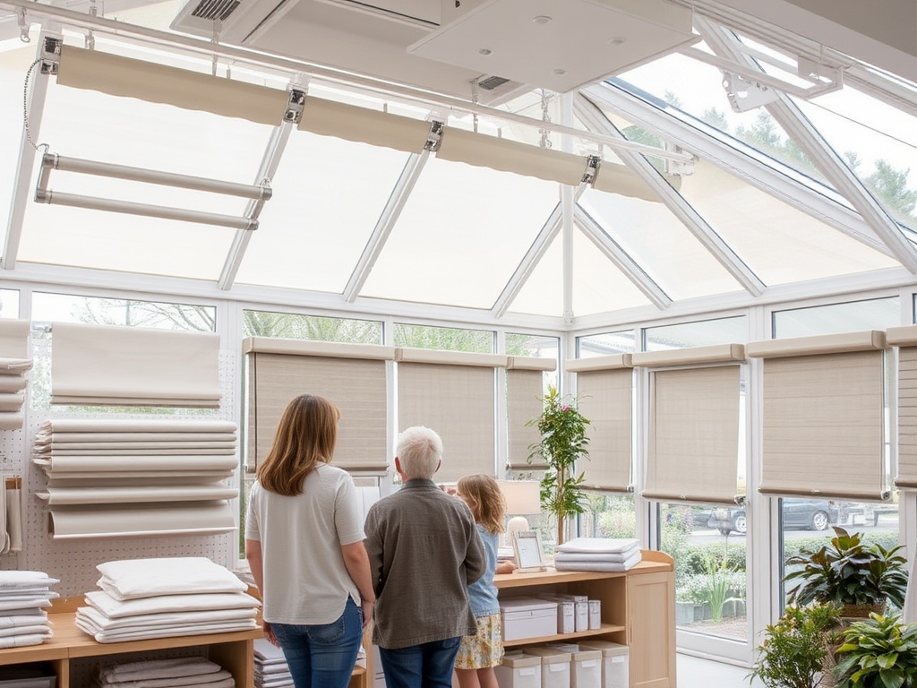 Soft textured seasonal canvas stretched across a sunlit framework